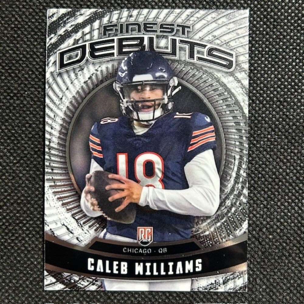 CALEB WILLIAMS 2024 Topps Finest  #D-2 Finest Debuts Rookie RC Chicago BEARS